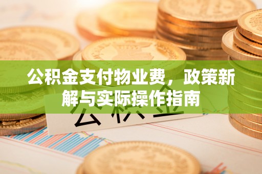 西螺公积金支付物业费，政策新解与实际操作指南