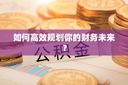 西螺如何高效规划你的财务未来？