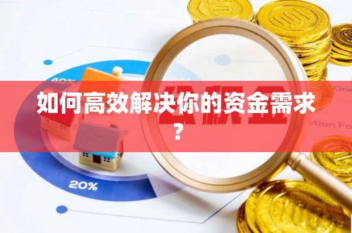 西螺如何高效解决你的资金需求？