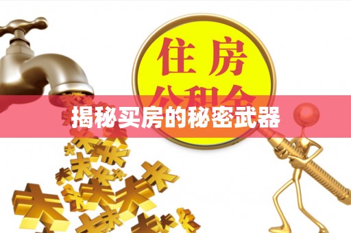 西螺揭秘买房的秘密武器