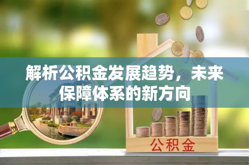 西螺解析公积金发展趋势，未来保障体系的新方向