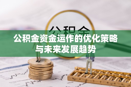 西螺公积金资金运作的优化策略与未来发展趋势