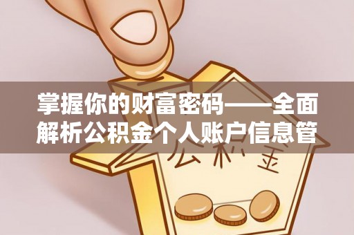 西螺掌握你的财富密码——全面解析公积金个人账户信息管理与优化