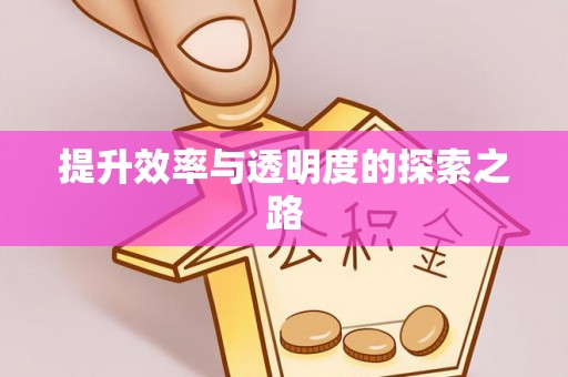 西螺提升效率与透明度的探索之路
