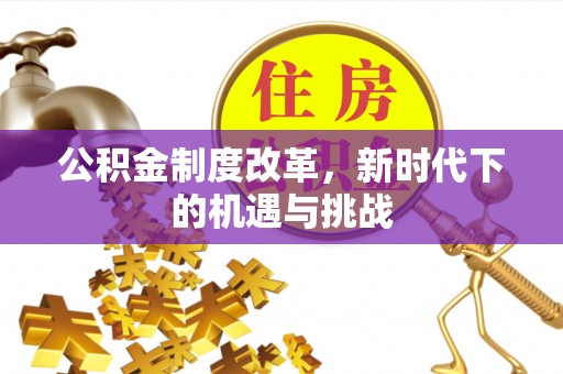 西螺公积金制度改革，新时代下的机遇与挑战