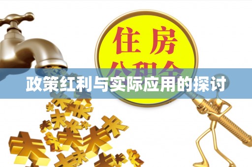 西螺政策红利与实际应用的探讨