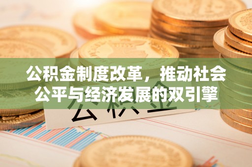 西螺公积金制度改革，推动社会公平与经济发展的双引擎