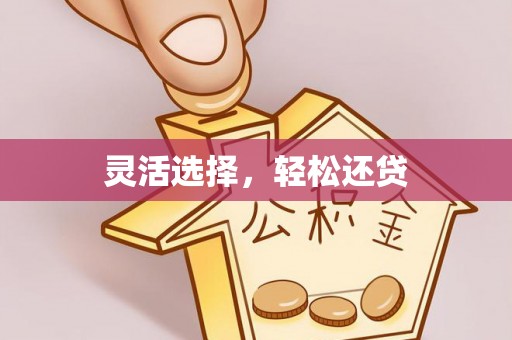 西螺灵活选择，轻松还贷