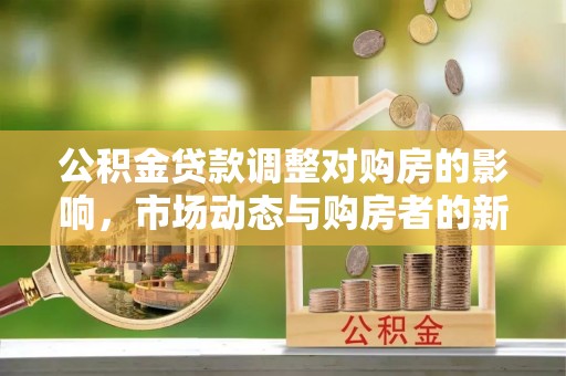 西螺公积金贷款调整对购房的影响，市场动态与购房者的新选择
