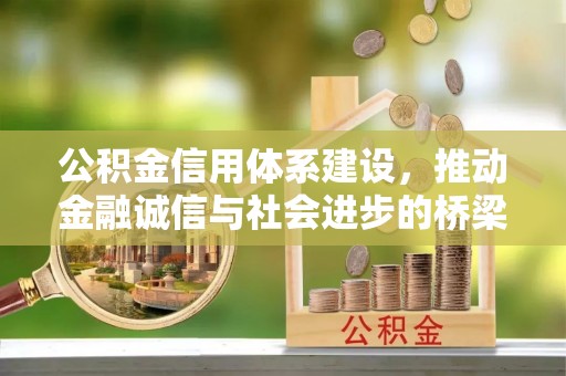 西螺公积金信用体系建设，推动金融诚信与社会进步的桥梁
