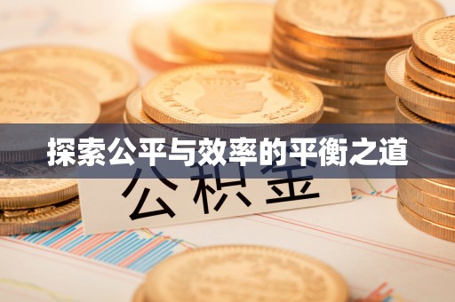西螺探索公平与效率的平衡之道