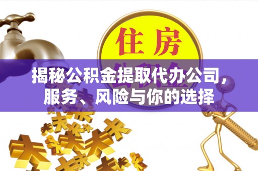 西螺揭秘公积金提取代办公司，服务、风险与你的选择