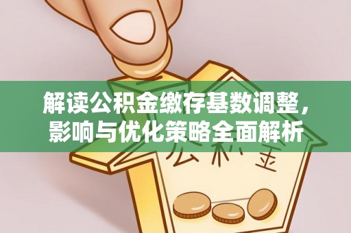 西螺解读公积金缴存基数调整，影响与优化策略全面解析