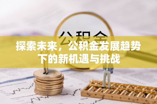 西螺探索未来，公积金发展趋势下的新机遇与挑战