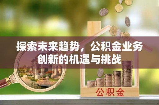 西螺探索未来趋势，公积金业务创新的机遇与挑战